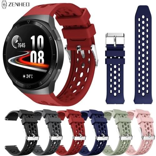 For Huawei Watch GT2e Silicone Band Strap Replacement 22mm Watchband for Huawei Watch GT2e GT 2E Smart Watch Band