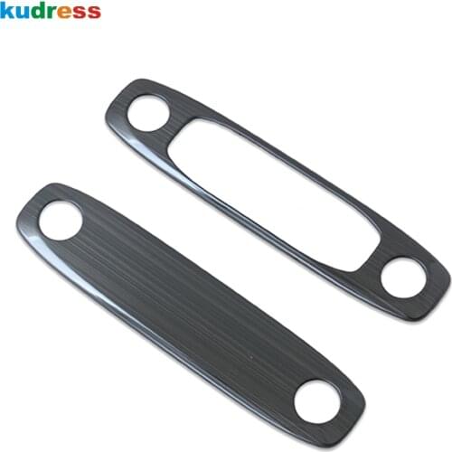 For Tesla Model 3 2018 2019 2020 2021 Stainless Steel Rear Roof Reading Light Lamp Cover Trim Car Interior Accessories 2pcs