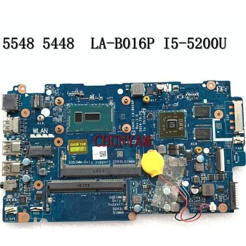 ZAVAC LA-B016P I5-5200U FOR Dell Inspiron 5448 5548 Laptop Motherboard CN-020JTD 20JTD Mainboard 100% tested
