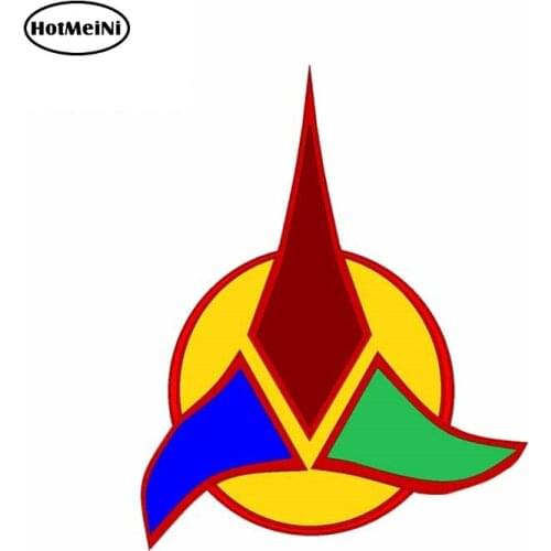 HotMeiNi 13cm x 10.4cm for Klingon Empire Star Trek Waterproof Decal Car Graffiti Stickers Anime Waterproof Vinyl Car Wrap