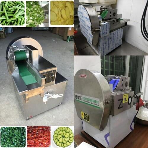 High Quality Vegetable Cutting Machine For Used To Cucumber Carrot Cabbage Green Onion Slice Cutting Machine 220V