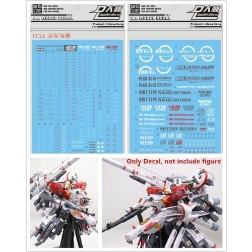 D.L high quality Decal water paste For Bandai MG 1/100 EX-S MSA-0011 303E Deep Strike Gundam UC28 DL110