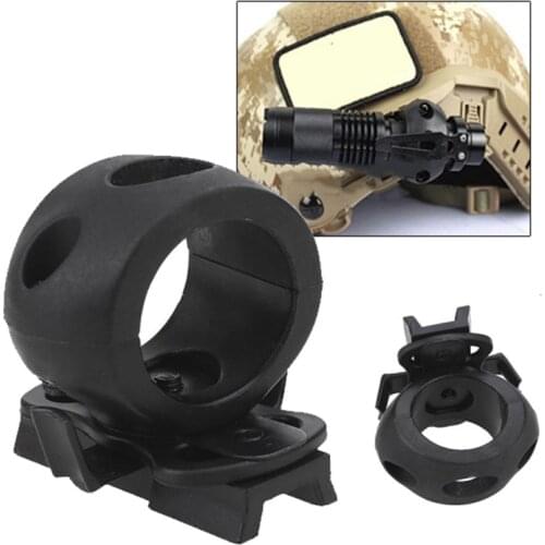 30mm Helmet Special Lighting Flashlight Support Tactical Helmet Clamp Adaptor Outdoor Sports Cycling Headlight Holder