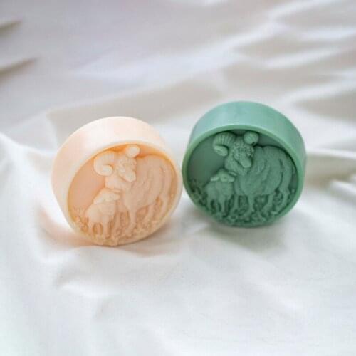 3D Sheep Silicone Mold for Baking Chocolate Cake Dessert Mould Pastry Mousse Plaster Candle Making M17D