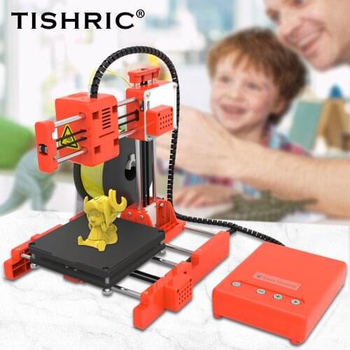 TISHRIC Easythreed 3D Printer X1 DIY 3D Childrens Printer Intelligent Printing Self Developed Modeling For Easyware Simplify3D