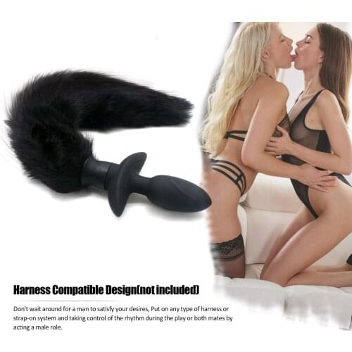 Anal Sex Toys Fox Tail Butt Plug Set Anal Kit Anal Butplug Tail Prostate Massager Anal Plug For Couples Cosplay can vibration