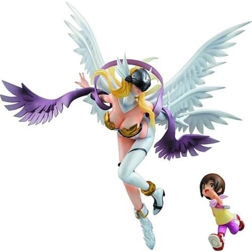 Anime Digimon Adventure Second generation Angewomon Yagami Hikari Figure action model Decoration collection toys