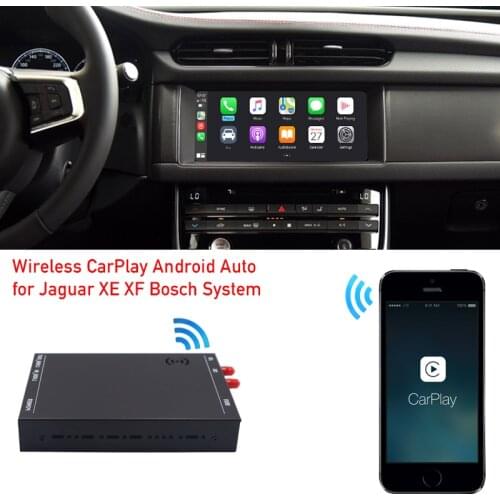 Jaguar CarPlay WIFI Bluetooth adapter XE XF screen system update Android Auto interface phone mirror link box map music video