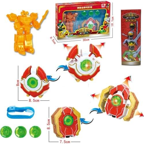 Dinosuar Rangers Super Robot Sentai Action Figures Transformation 5-in-1 Assembled Megazord Beast Morpher Children Gifts Toy