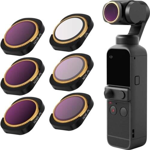 For DJI OSMO POCKET Camera Lens Filter ND CPL Filters Kit For OSMO Pocket Gimbal Accessories Polar ND4 ND8 ND16 32 UV Filter