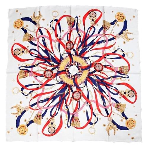 ELEGANT HANDMADE BRAND 100%Twill Silk Scarf TWIC-79394