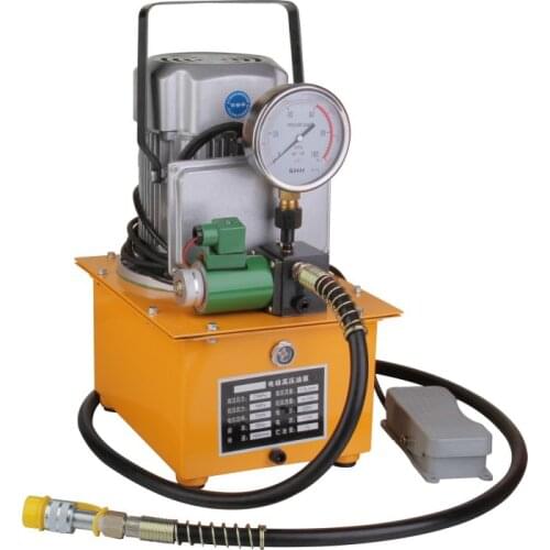 High Pressure Double Action Electric Hydraulic Pump Electron Magnetic Valve with Pedal Ultra Oil Pump Electric Hydraulic Pump