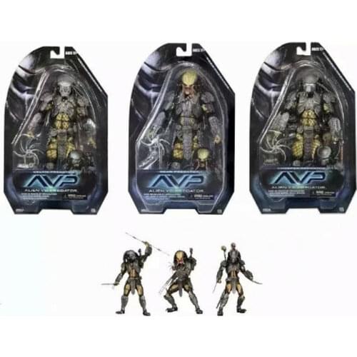 NECA Action Figure Newest Predator AVP Iron Blood 14th Wave/14th Generation Cat Face Celtic Scar 7 Inch 18cm Doll Model Toy Gift