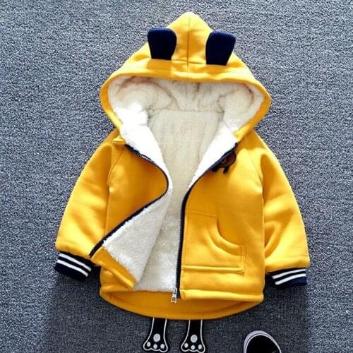 Baby Kids Jassen Jacket Hooded Uitloper Voor Jongen Plus Dikker Fleece Meisjes Windbreaker Kinderkleding Lente Herfst