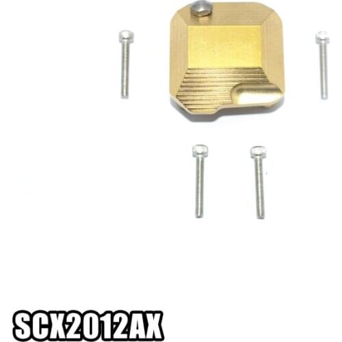 GPM BRASS FRONT/REAR GEARBOX COVER For AXIAL SCX10 II 90047 RC Upgrade