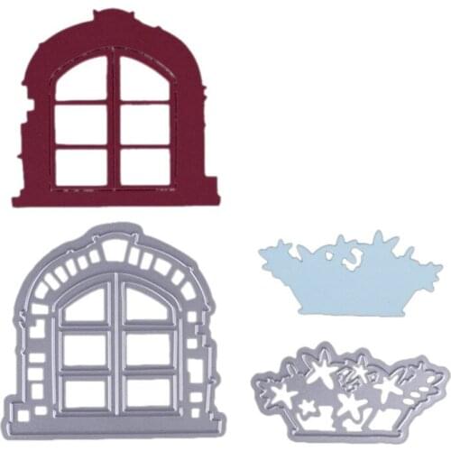 Gowing Window flowers Metal Cutting Dies Stencils for DIY Scrapbooking/photo album Decorative Embossing DIY Paper Cards