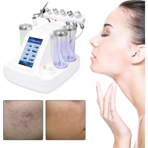 Cheap Factory Price Small Bubble 6-in-1 Water oxygen Facial Cleansing Beauty Equipment home use Remove Blackheads beauty salon