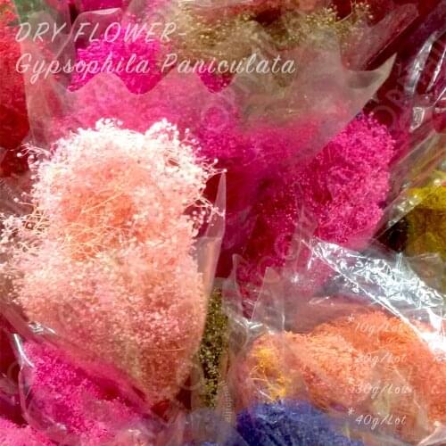 50g Dried Flowers Professional Gypsophila Paniculata Dye Dry Flower DIY Materials