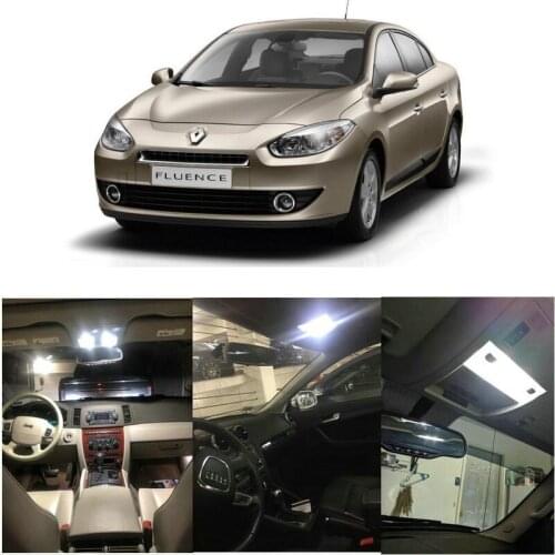 LED Interior Car Lights For Renault dokker box duster hs off road fluence l3 sedan car accessories lamp bulb error free