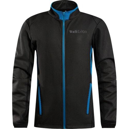 Wulibike Mens Cycling Jacket Long sleeve Waterproof Windproof Road Mountain Bike MTB Jackets Bicycle coat black windbreaker