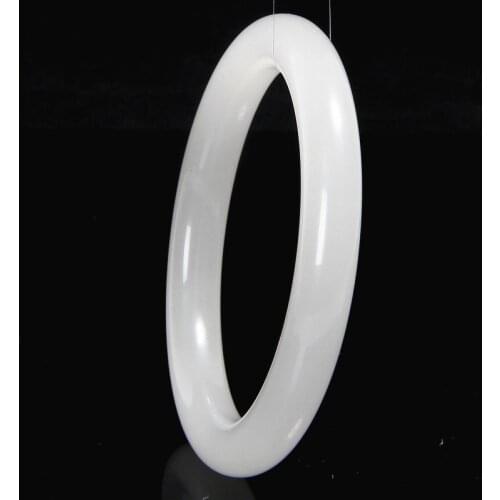 Womens Jade Bracelet White Fashion Accessories Jadeite Natural Charm Women Men for Hand Carved Round Bangle Lady Jewelry