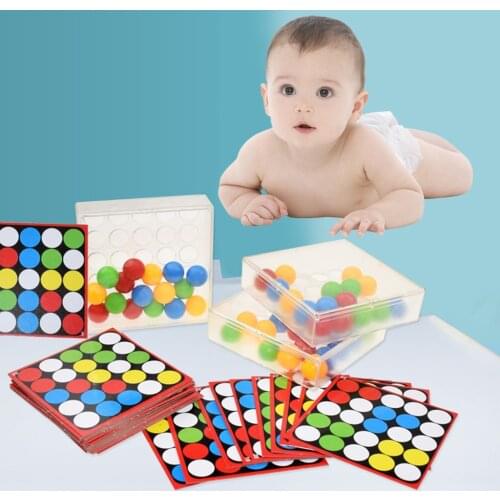 1 Set of Children Finger Balls Board Game Play Interactive Finger Chessboard Ball Rolling Toys Adult Family Toys