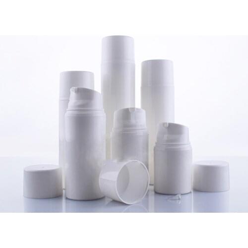 10pcs Airless Pump Bottles Vacuum Container Cosmetic Packaging Empty Plastic Lotion Bottle Tube 30ml 50ml 80ml 100ml 120ml 150ml