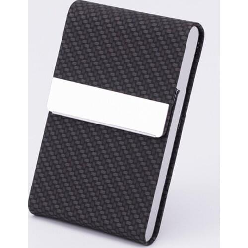 2 in 1 Leisure Business Card Case Fashion PU Clamshell Cigarette Clamshell Case Pressure-proof and Waterproof