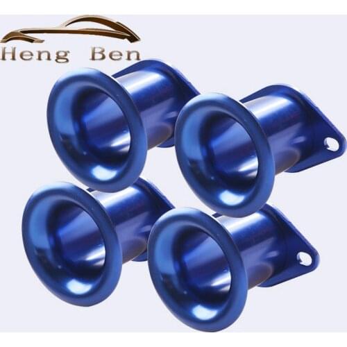 4 Pcs Air Horn For AE86 Corolla GTS Velocity Stack 20V 4AG ITB/ITBs Air Horn Funnel