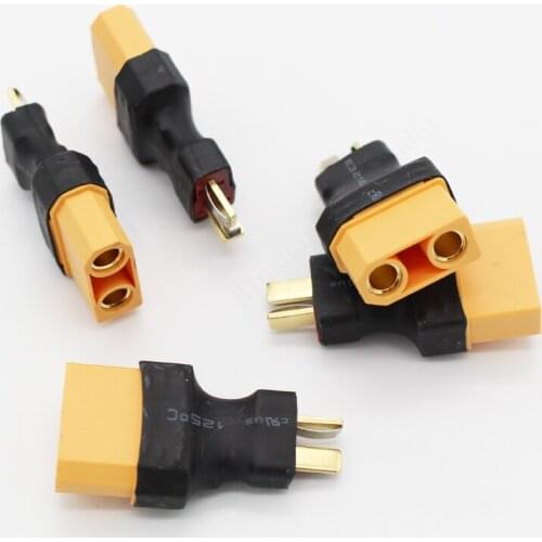 50 pcs/Lot T Plug Male to XT90 Female No wire adapter for RC