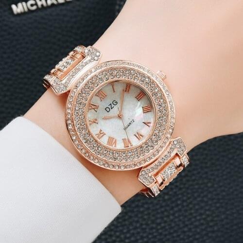 Ladies Alloy Watch Band Exquisite All-match Ladies Quartz Watch Sparkling Strap Quartz Watch Holiday Gift часы женские D