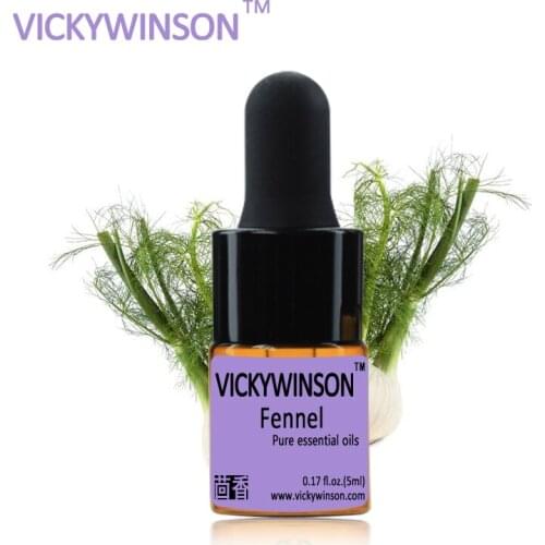 Fennel essential oil 5ml Relieve stomach SPA body massage Fragrance light essential oils for aromatherapy diffusers