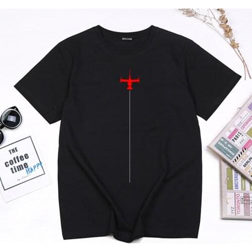 Vintage Manga Clothing Cowboy Bebop T-shirt Spike Spiege Short Sleeve Unisex Cotton Anime Tshirt 90s Aesthetic Clothes Camisetas