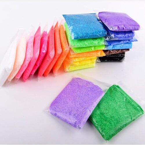 With tool Super light DIY Craft snow polymer clay 20g 24 colors non-toxic colored play dough clay mud,with accessory