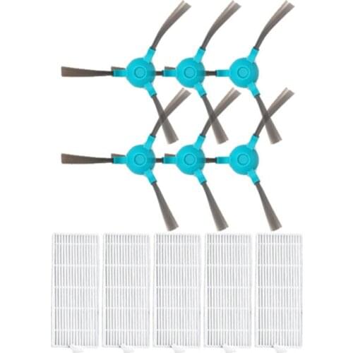 Hepa Filter Side Brush for Cecotec Conga 1490 1590 Robotic Vacuum Cleaner Parts Filter Brush Replacement