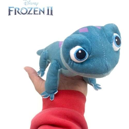 20 Cm Disney Frozen Plush Toys Doll Blue Little Lizard Cartoon Anime Figure Fire Elves Childrens Gift