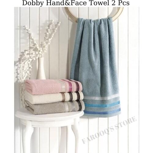 %100 Cotton Hand&Face 2 Towels Set High Water Absorption Microfibre Bathroom Sauna Spa Ducha Warmer Serviette Textile Bath Hotel