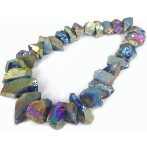 Mystic Titanium Crystal Pendants Finished Rainbow Color Crystal Mystic Titanium Necklace Crafts Supplier Wholesale Pirce