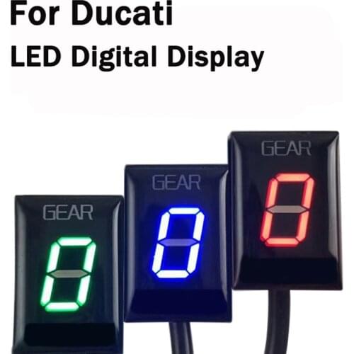 Motorcycle LED Digital Gear Display 1-6 Speed Indicator For Ducati Monster 696 795 796 821 1100 1200 Scrambler 400 800 1100