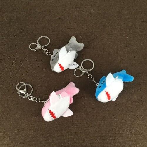 6-7CM Small Shark Plush Decoration Stuffed Plush Animal Toys