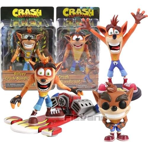 NECA Crash Bandicoot PVC Action Figure Collectible Model Toy