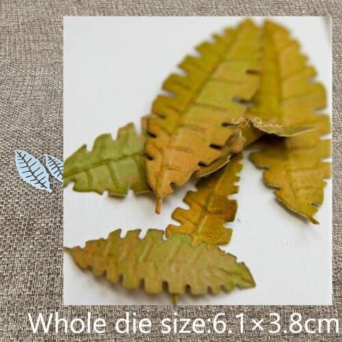 New Design Craft Metal stencil mold Cutting Dies 2pcs leavves decoration scrapbook die cuts Album Paper Card Craft Embossing