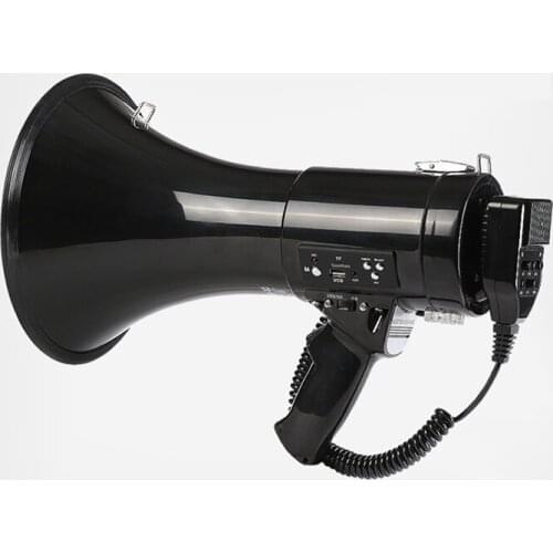 Loudspeaker rechargeable Yelling Handheld loudspeaker Soprano USB multifunction 120 second recording 50W high power