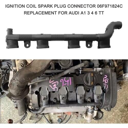 Ignition Coil Spark Plug Connector 06F971824C Replacement for A1 3 4 6 TT
