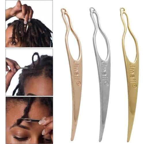 S Tool Interlock Needle Hooks Hair Interlocking Braiding Hair Extensions Wig Making Decor Dreadlocks Needles Hook
