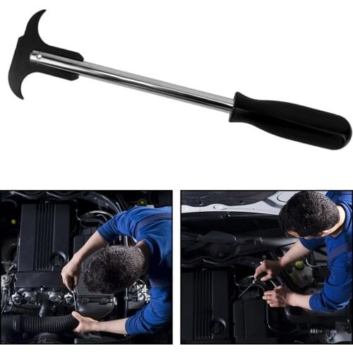 Carbon Steel Wrench Puller Oil Seal Disassembly Tools Oil Seal Puller Double Screwdriver Car Repair Tool Black Plastic Handle
