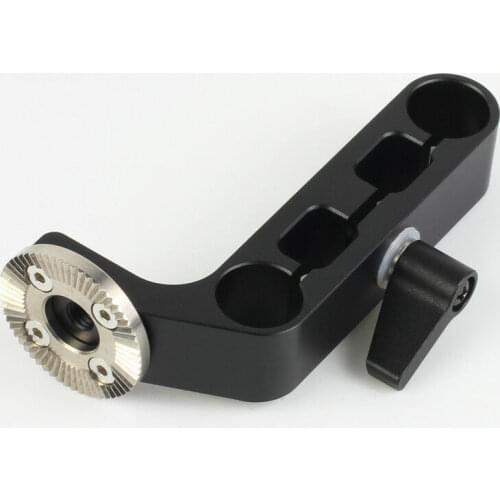 ARRI Type Rosette Extension Arm Mount 15mm Rod Clamp fr DSLR Mirrorless Camera Support RIG Rail System EVF