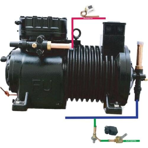 15HP universal & complete liquid injection kits replace Temperature Responsive Expansion Valve (TREV), e.g.: Y1037, Y1210/Y1244