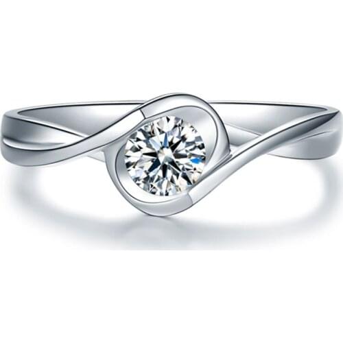 Zocai Rings With Diamonds