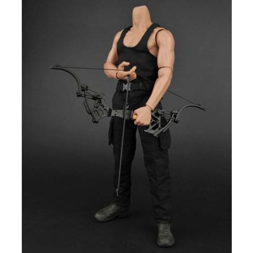 1/6 scale male soldier Black Vest Combat Pants Belt Set for 12in action figure Phicen Tbleague Toys